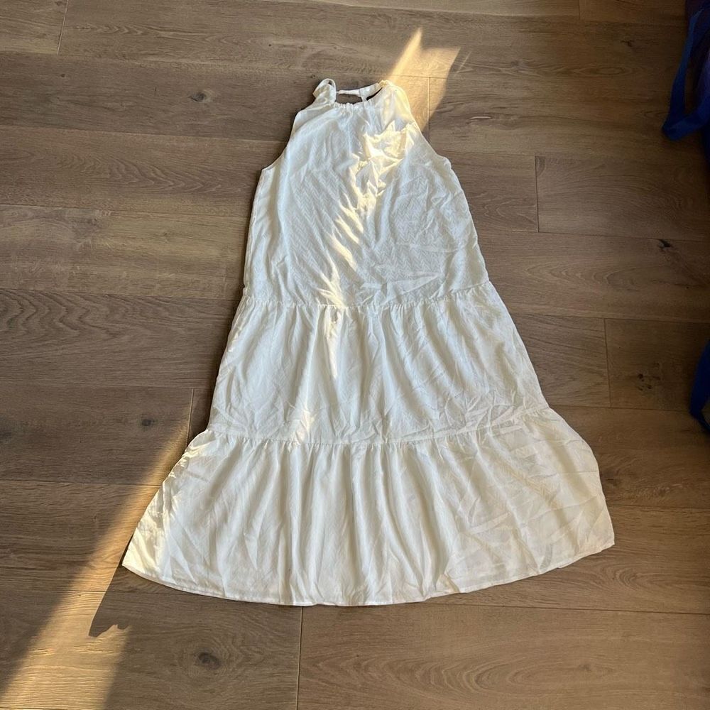 House of Harlow 1960 x Revolve Women's White Sleeveless Tiered Dress Size Small